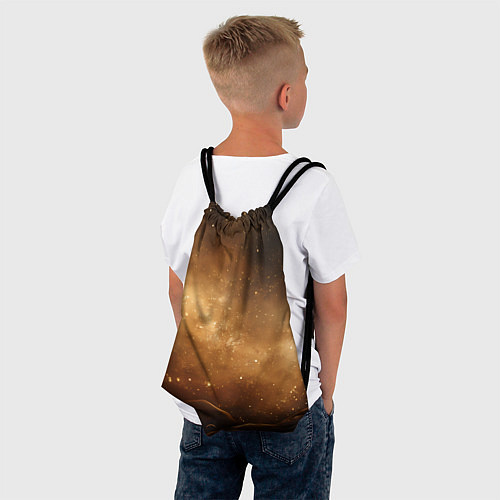 Мешок для обуви Песочный фон со звездами / 3D-принт – фото 4