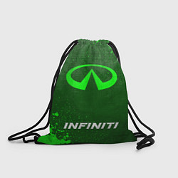 Мешок для обуви Infiniti - green gradient по-центру
