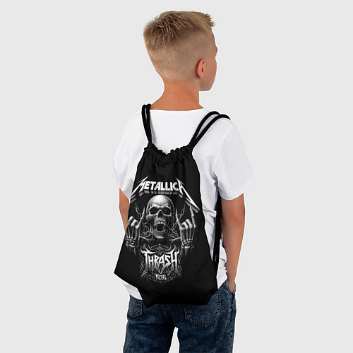 Мешок для обуви Thrash metal - Metallica group / 3D-принт – фото 4