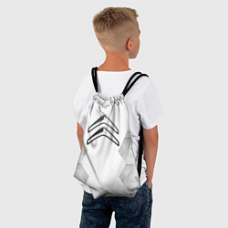 Рюкзак-мешок Citroen white poly, цвет: 3D-принт — фото 2