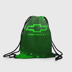 Рюкзак-мешок Chevrolet - green gradient, цвет: 3D-принт
