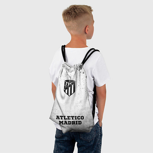 Мешок для обуви Atletico Madrid - white gradient по-центру / 3D-принт – фото 4