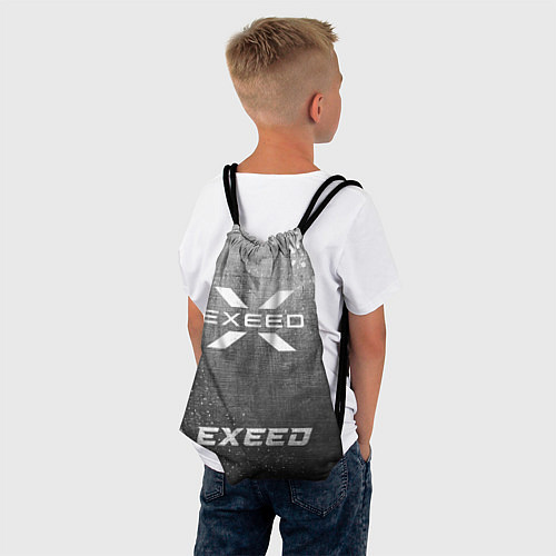 Мешок для обуви Exeed - grey gradient по-центру / 3D-принт – фото 4