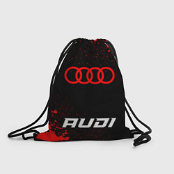 Мешок для обуви Audi - red gradient по-центру