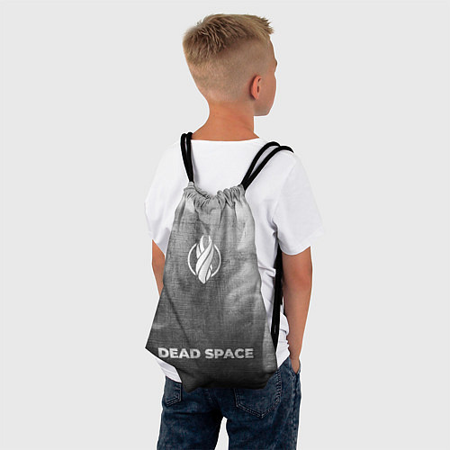 Мешок для обуви Dead Space - grey gradient по-центру / 3D-принт – фото 4