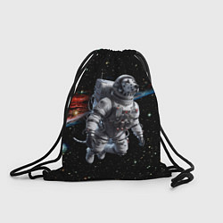 Мешок для обуви The dalmatian brave cosmonaut - ai art