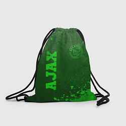Мешок для обуви Ajax - green gradient вертикально