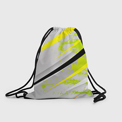 Рюкзак-мешок Color white light green, цвет: 3D-принт