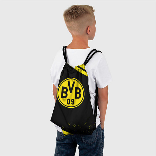 Мешок для обуви Borussia полосы / 3D-принт – фото 4