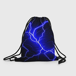Рюкзак-мешок Color blue black, цвет: 3D-принт