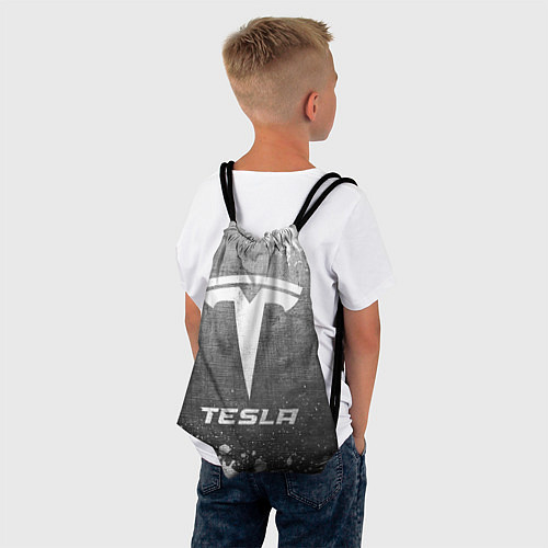 Мешок для обуви Tesla - grey gradient / 3D-принт – фото 4