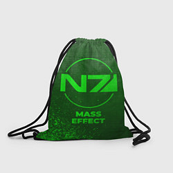 Мешок для обуви Mass Effect - green gradient