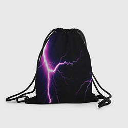 Рюкзак-мешок Lightning purple, цвет: 3D-принт