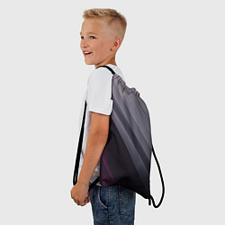 Рюкзак-мешок Color black grey, цвет: 3D-принт — фото 2