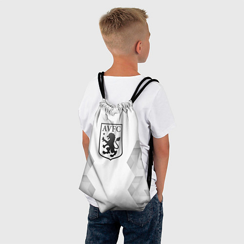 Мешок для обуви Aston Villa white poly / 3D-принт – фото 4