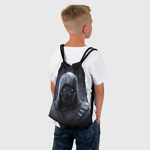 Мешок для обуви Нуб Сайбот синие глаза / 3D-принт – фото 4