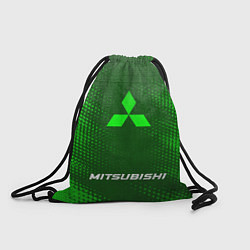Мешок для обуви Mitsubishi - green gradient по-центру