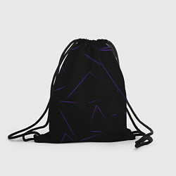 Рюкзак-мешок Color purple line, цвет: 3D-принт