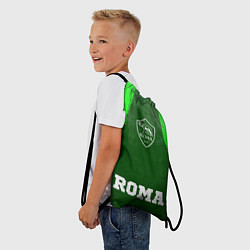 Рюкзак-мешок Roma - green gradient по-центру, цвет: 3D-принт — фото 2