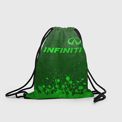 Мешок для обуви Infiniti - green gradient посередине