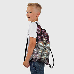Рюкзак-мешок Новогодние блики, цвет: 3D-принт — фото 2