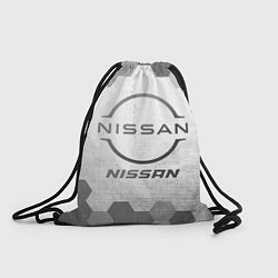 Рюкзак-мешок Nissan - white gradient, цвет: 3D-принт