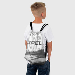 Рюкзак-мешок Opel - white gradient посередине, цвет: 3D-принт — фото 2