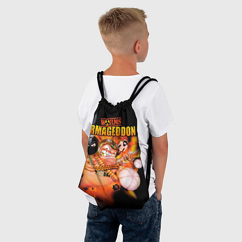 Мешок для обуви Worms - armageddon / 3D-принт – фото 4