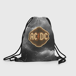Рюкзак-мешок ACDC ретро логотип, цвет: 3D-принт
