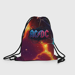 Рюкзак-мешок ACDC логотип в градиенте, цвет: 3D-принт