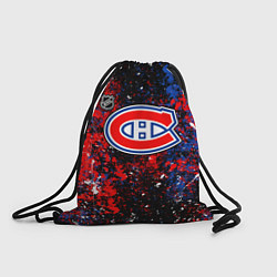 Рюкзак-мешок Montreal Canadiens NHL black, цвет: 3D-принт