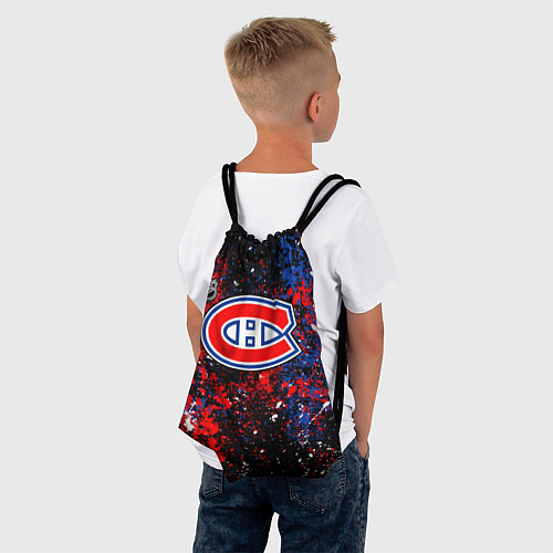 Мешок для обуви Montreal Canadiens NHL black / 3D-принт – фото 4