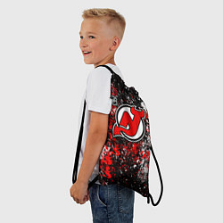 Рюкзак-мешок New Jersey Devils NHL black, цвет: 3D-принт — фото 2