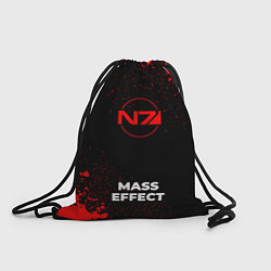 Мешок для обуви Mass Effect - red gradient по-центру