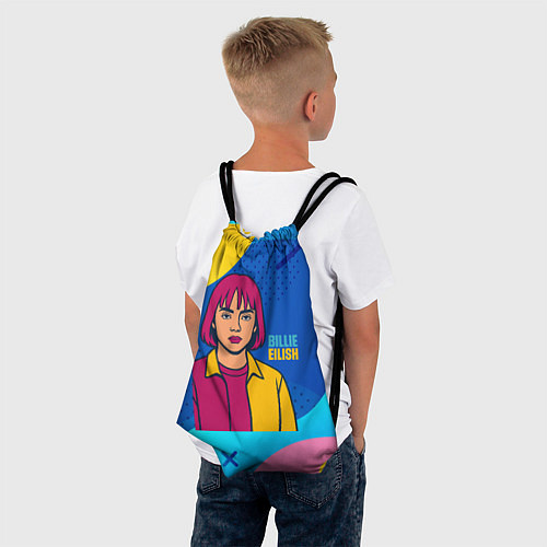 Мешок для обуви Билли Айлиш разноцветный рисунок / 3D-принт – фото 4