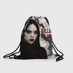 Рюкзак-мешок Билли Айлиш в стиле готики, цвет: 3D-принт
