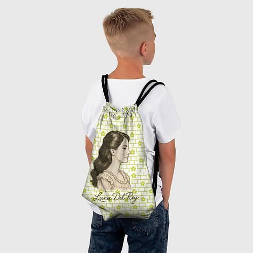 Мешок для обуви Lana Del Rey в ретро стиле / 3D-принт – фото 4