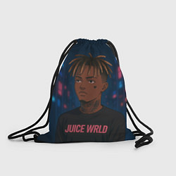 Мешок для обуви Juice WRLD - Неоновый аниме арт