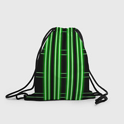 Рюкзак-мешок Neon green, цвет: 3D-принт