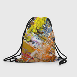 Рюкзак-мешок Живая Абстракция: Поток Цветов и Форм в Постоянном, цвет: 3D-принт
