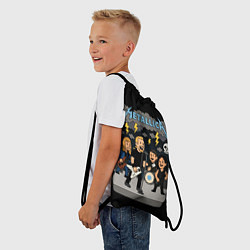 Рюкзак-мешок Металлика, мультяшный стиль, цвет: 3D-принт — фото 2