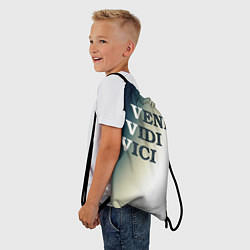 Рюкзак-мешок Крылатя фраза vvv - градиент, цвет: 3D-принт — фото 2