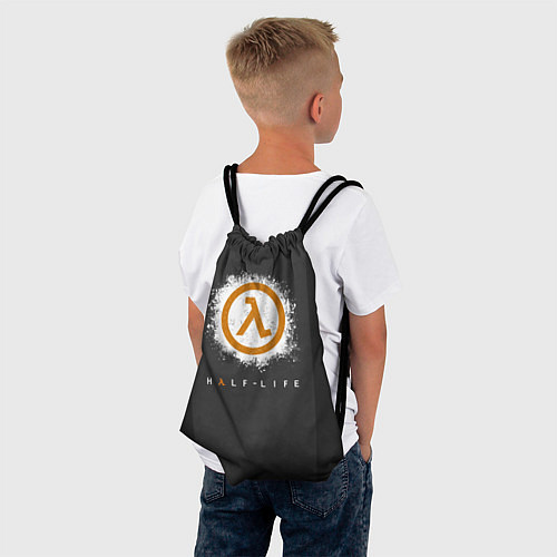 Мешок для обуви Symbol Half-Life - lambda in a circle / 3D-принт – фото 4