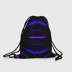 Мешок для обуви Color black neon