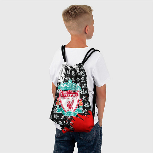 Мешок для обуви Ливерпуль китайские символы краски / 3D-принт – фото 4