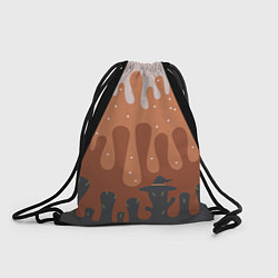 Мешок для обуви Хэллоуин в тыквенном латте