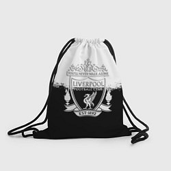 Рюкзак-мешок Liverpool краски черно белые, цвет: 3D-принт
