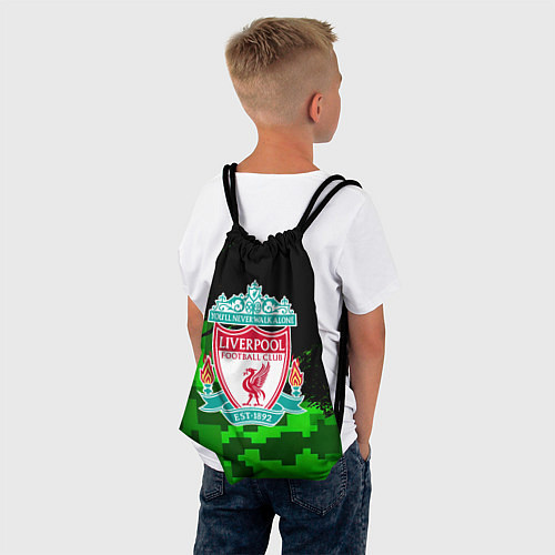 Мешок для обуви Ливерпуль камуфляж краски / 3D-принт – фото 4