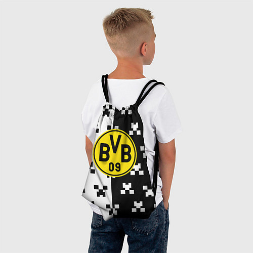 Мешок для обуви Borussia pattern minecraft / 3D-принт – фото 4