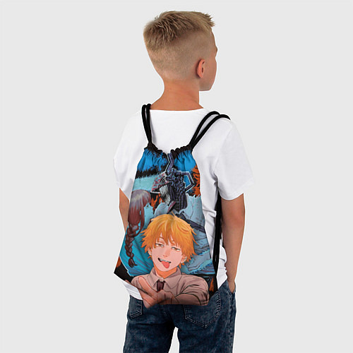 Мешок для обуви Дэндзи и Макима из Человек бензопила / 3D-принт – фото 4